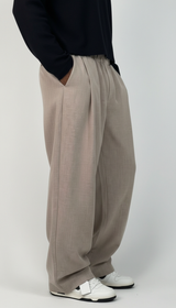 PANTALONI BAGGY-FIT CON VITA ELASTICA  E PIEGHE - IMPERIAL - ART. PE6YLBR