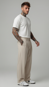 PANTALONI NERI CON PINCE VITA MEDIA - IMPERIAL - ART. PE6ILBQ