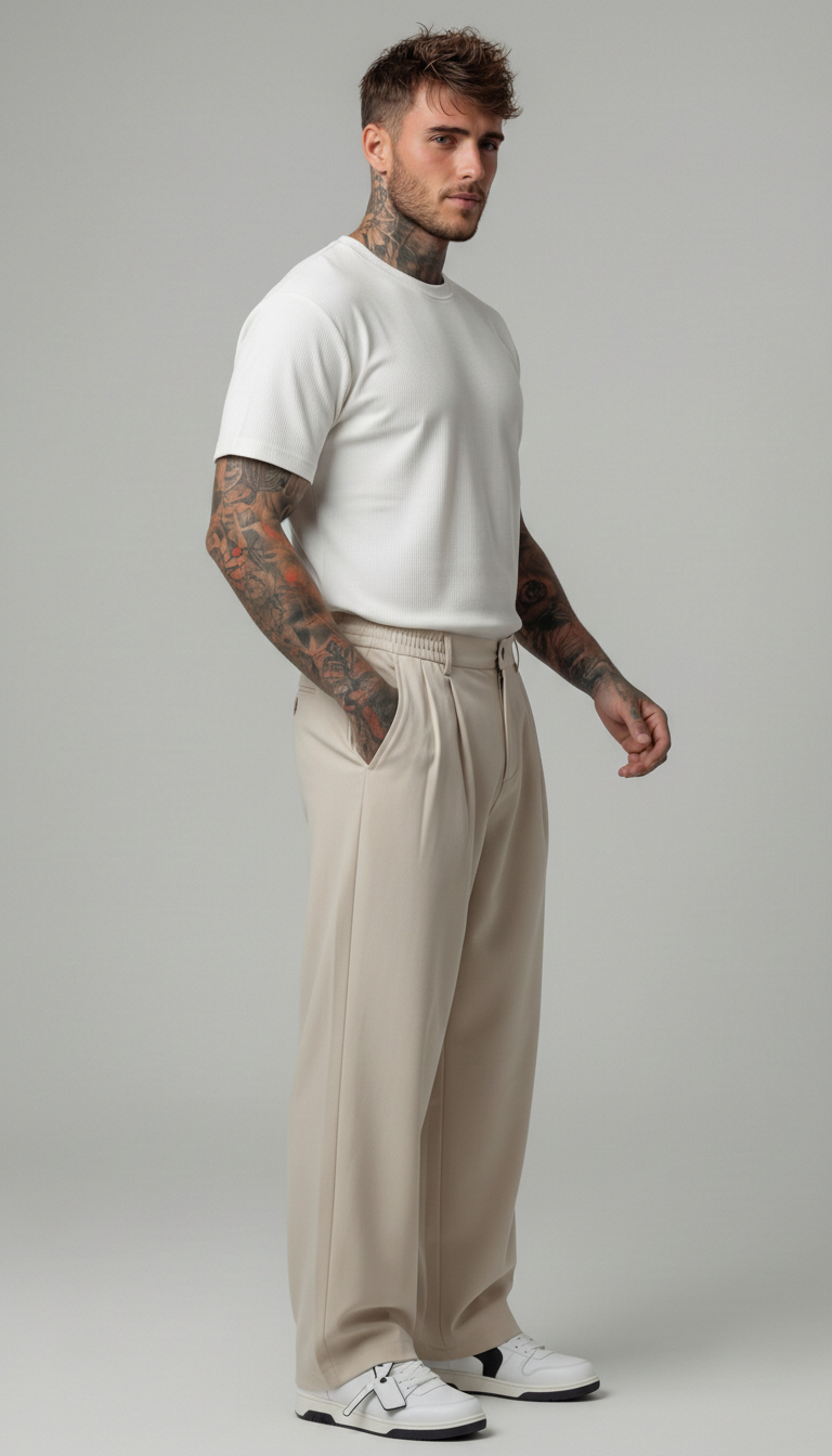 PANTALONI NERI CON PINCE VITA MEDIA - IMPERIAL - ART. PE6ILBQ