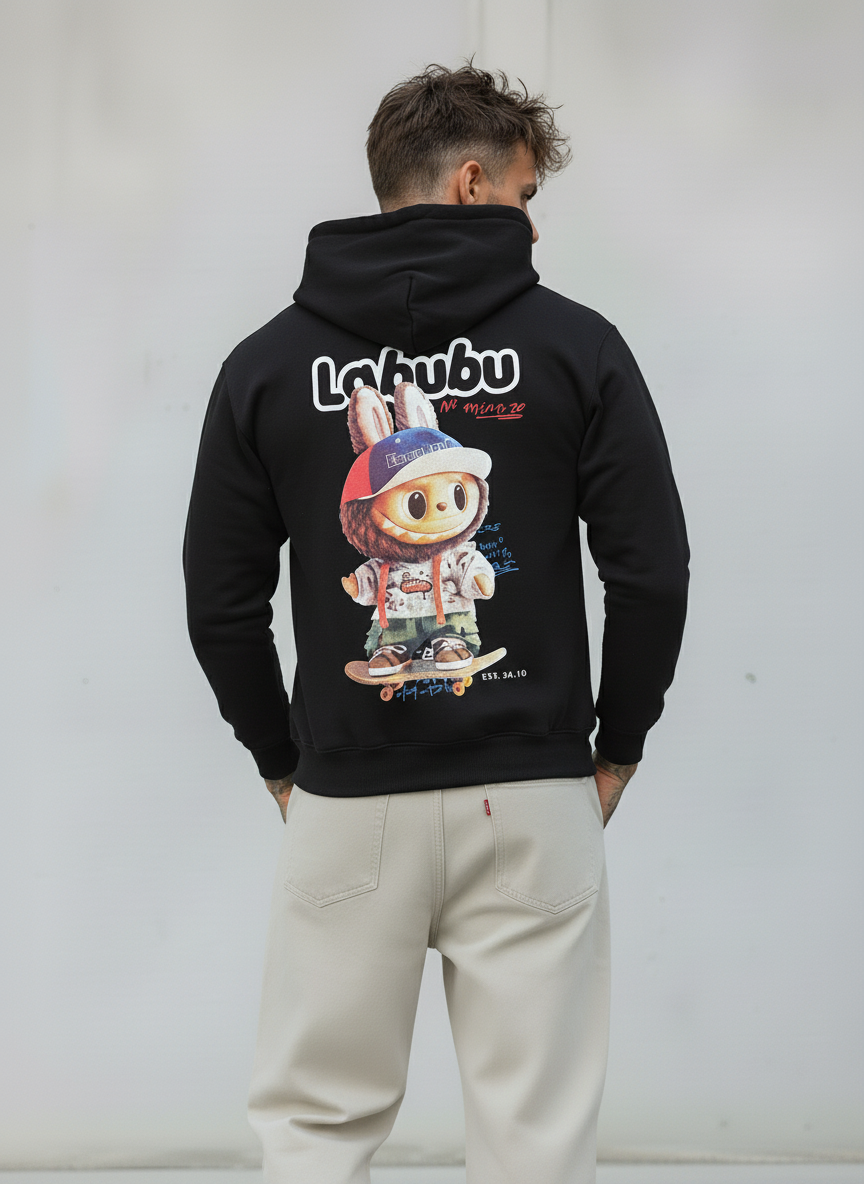 FELPA CON CAPPUCCIO - E. - ART. LABUBU SKATE