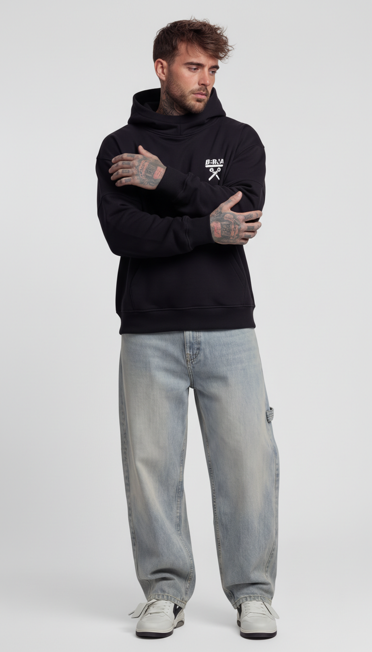 FELPA CON CAPPUCCIO  OBLO' PIU' COLORI   - BERNA - ART. 261057