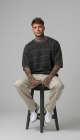 T-SHIRT UOMO IN MAGLIA DEVORE'  - BERNA - ART. 261013  PIU' COLORI