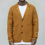 CARDIGAN BLAZER HEAVY GAUGE - BERNA-  *ART. 23303237 - COL. CAMMELLO