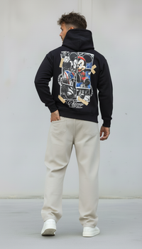 FELPA CON CAPPUCCIO MOUSE    - B.U. - ART. W 25 / H 47