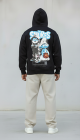 FELPA CON CAPPUCCIO SMURFS PUFFI   - B.U. - ART. W 25 / H 56