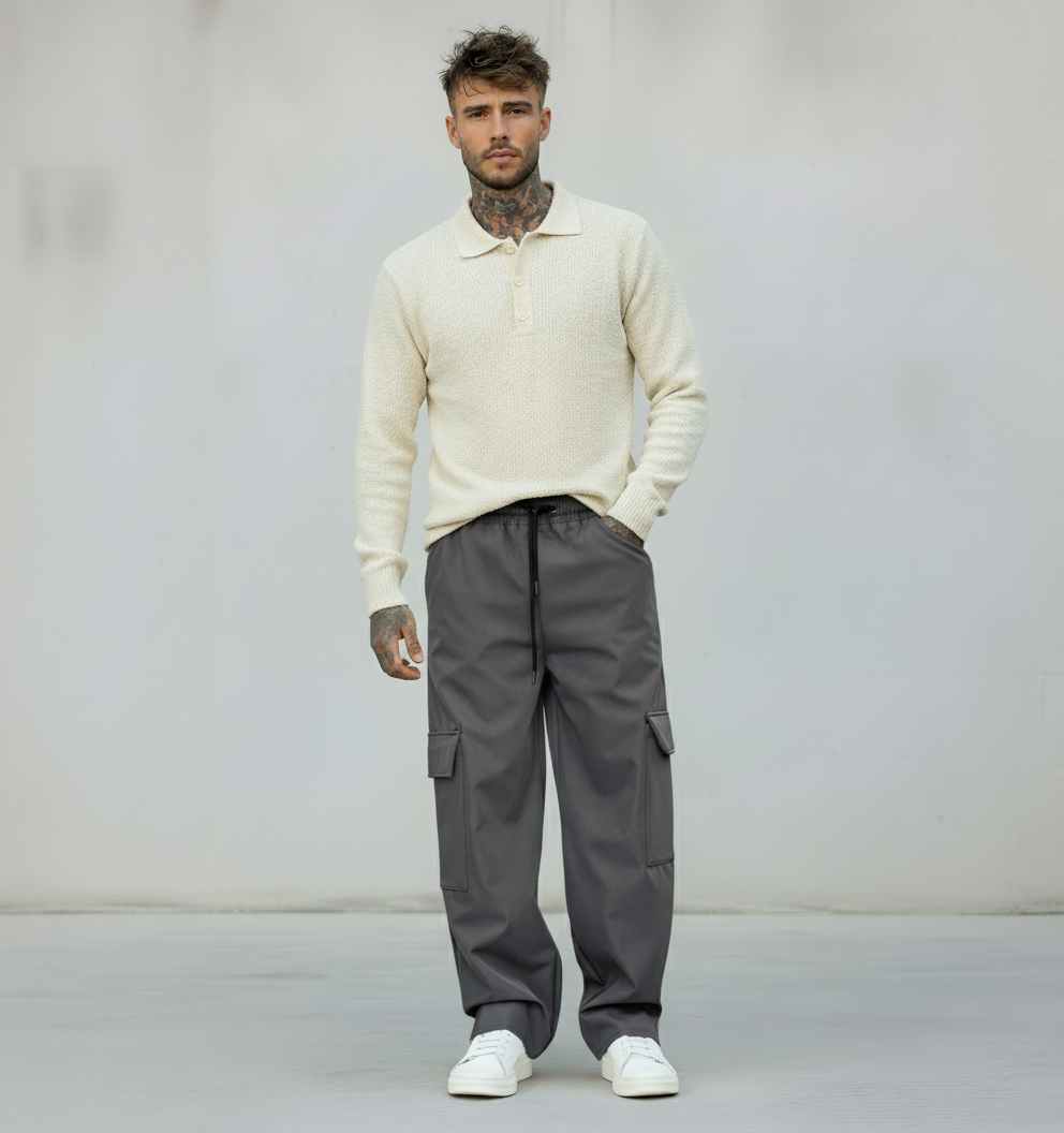 PANTALACCIO TECNICO CARGO TASCONE - BERNA - ART. 24607914 - COL. GRIGIO