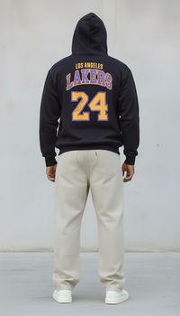 FELPA CON CAPPUCCIO LAKERS   - B.U. - ART. W25 / H 54