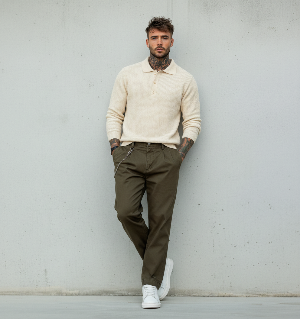 PANTALONE - HAMEN - ART. LPP0193 - COL. VERDE