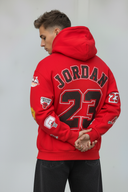 FELPA CON CAPPUCCIO JORDAN 23   - B.U. - ART. W25 / H 55