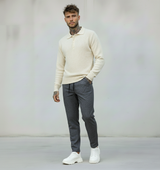 PANTALONE CROPPED CON COULISSE  - BERNA - *ART. 23317014 - COL. GRIGIO