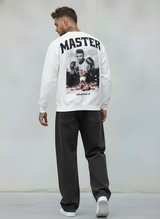 FELPA GIROCOLLO MUHAMMAD ALI - E. - ART. MASTER - COL. BIANCO