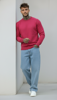 MAGLIA PARICOLLO VANISE' - BERNA - *ART. 24319710 - COL. FUCSIA