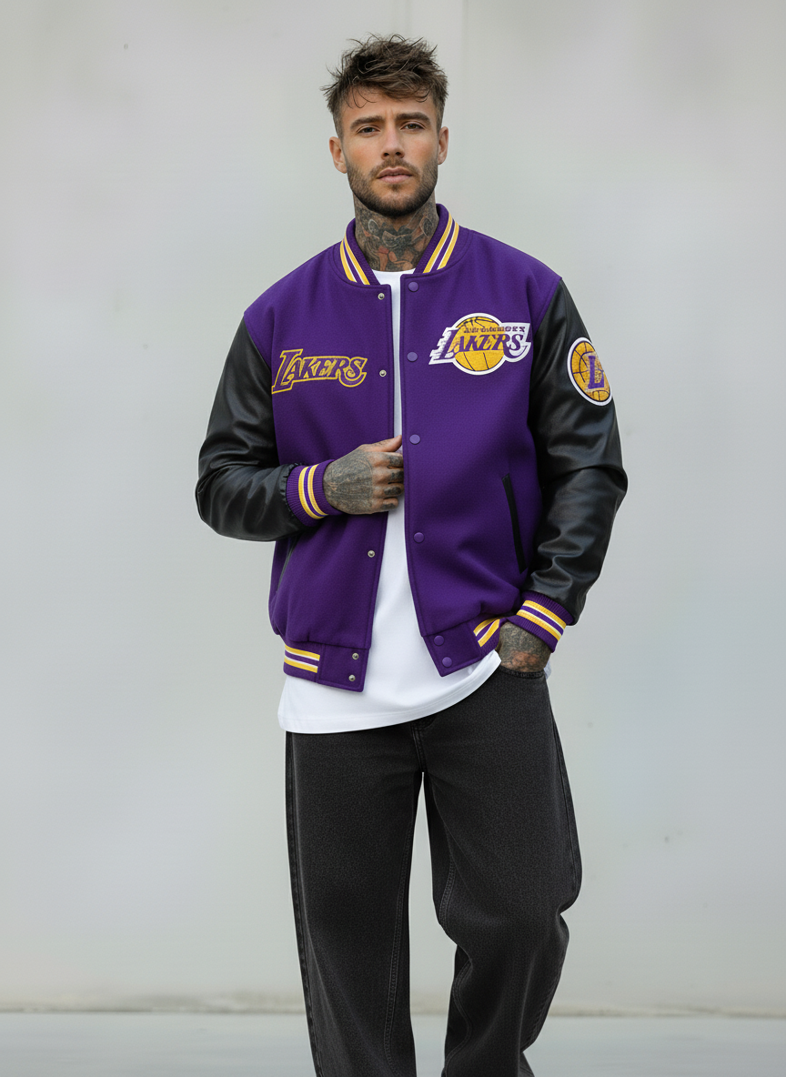 GIUBBINO COLLEGE LAKERS KOLEJ - B.U. - ART. W25 CLG 03 - Spedito in 15 Giorni