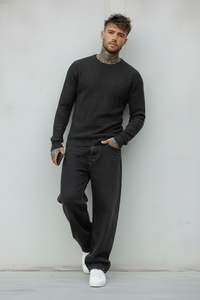 T10 MAGLIONCINO - ONLY&SONS - ART. 22007296 - COL. DARK GREY MELANGE