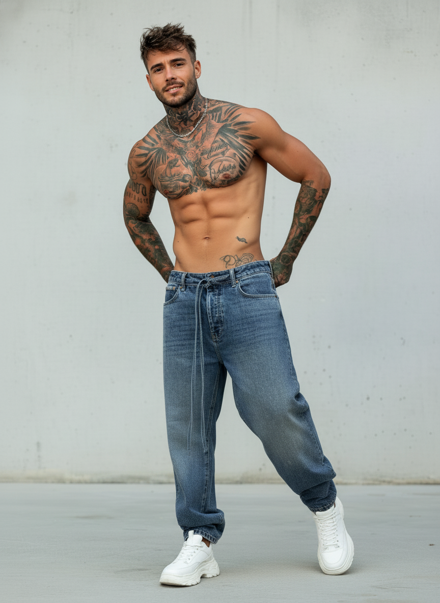 JEANS FADE LOOSE - ONLY&SONS - ART. 22034953 - MEDIUM BLUE DENIM