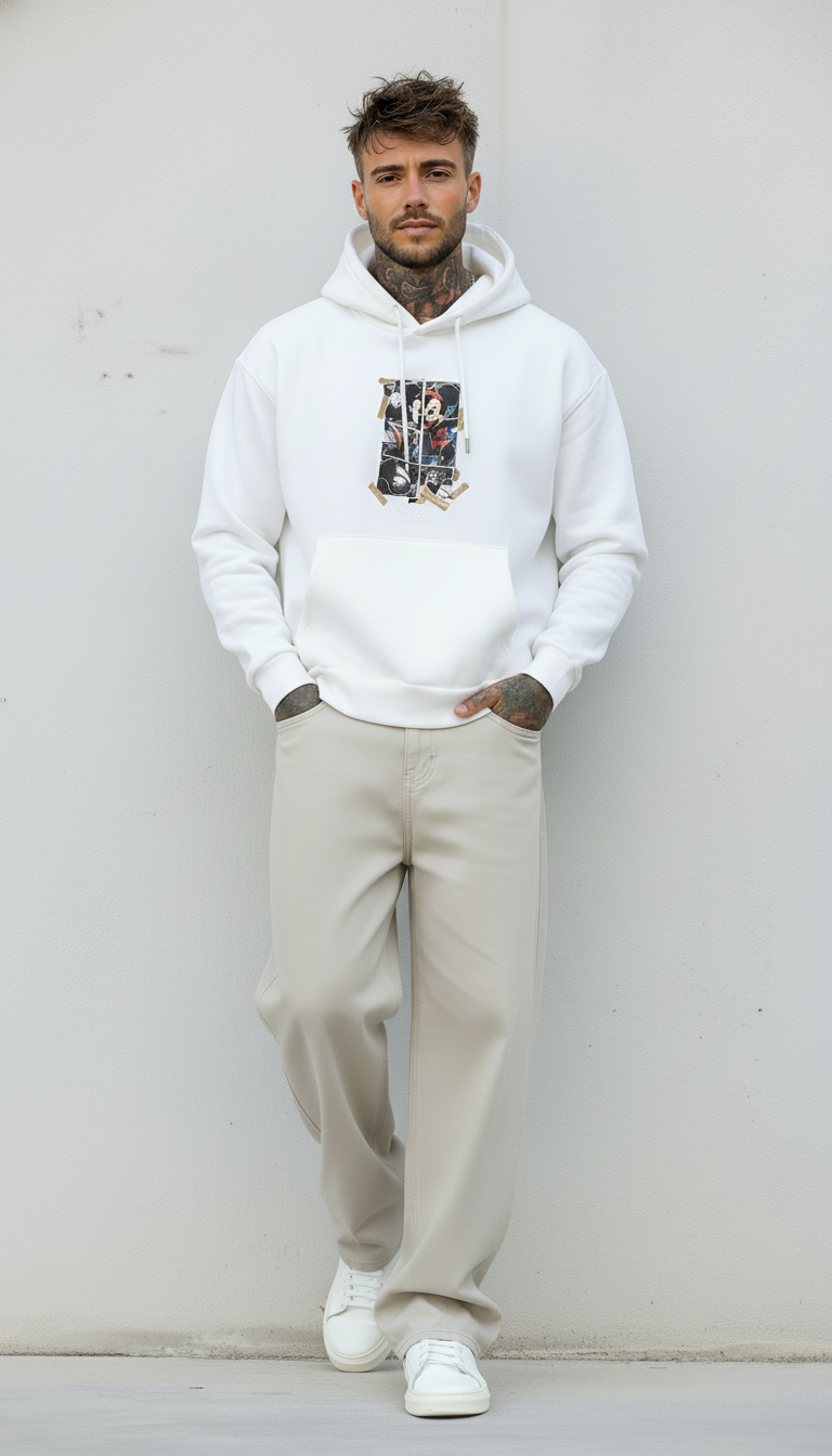 FELPA CON CAPPUCCIO MOUSE    - B.U. - ART. W 25 / H 47