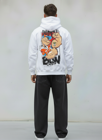 FELPA CON CAPPUCCIO POPOYE   - B.U. - ART. W25 / H 51