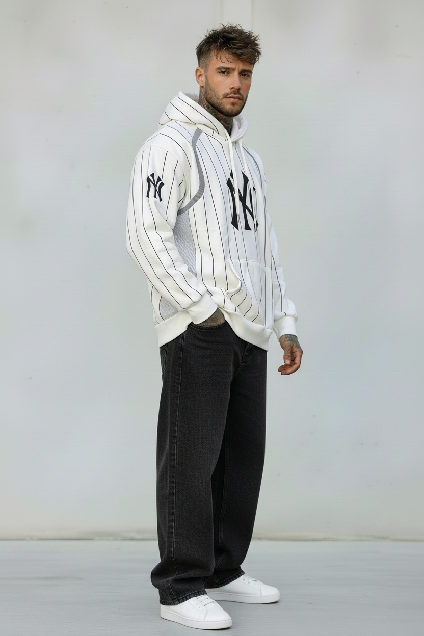 FELPA CON CAPPUCCIO YANKESS TAZMANIA - B.U. - ART. W25 / H - 16