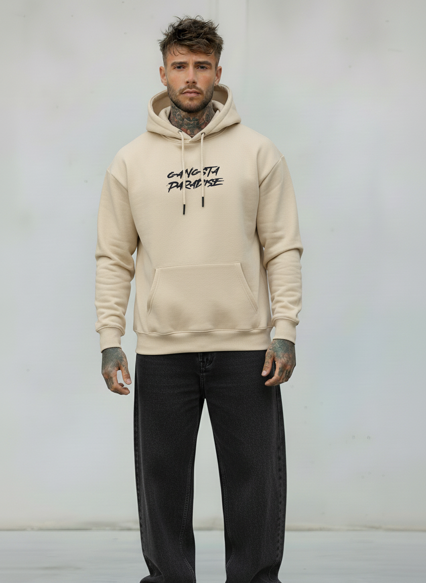 FELPA CON CAPPUCCIO - E. - ART. GANGSTA PARADISE