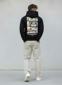 FELPA CON CAPPUCCIO LOONEY TUNES - B.U. - ART. W25 / H-20