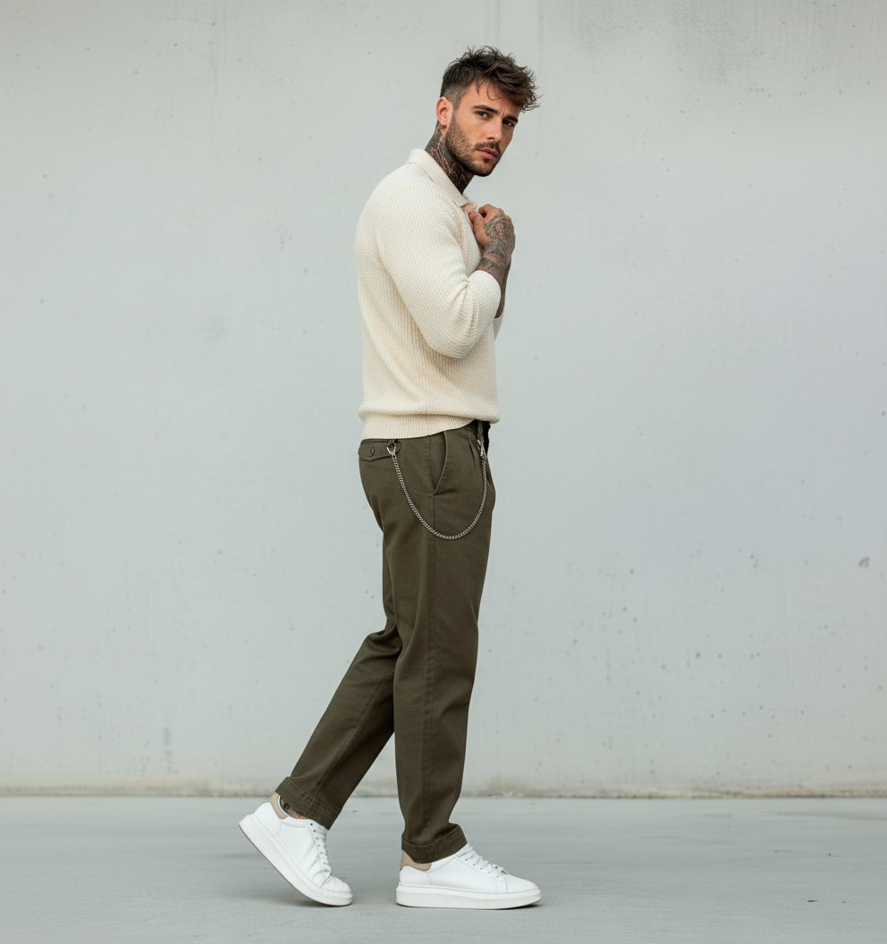 PANTALONE - HAMEN - ART. LPP0193 - COL. VERDE