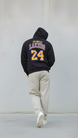 FELPA CON CAPPUCCIO LAKERS   - B.U. - ART. W25 / H 54