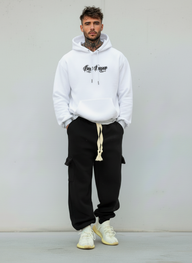 PANTALONE DI TUTA CARGO TASCONE - HAMEN - ART. TIZIANO - COL. NERO