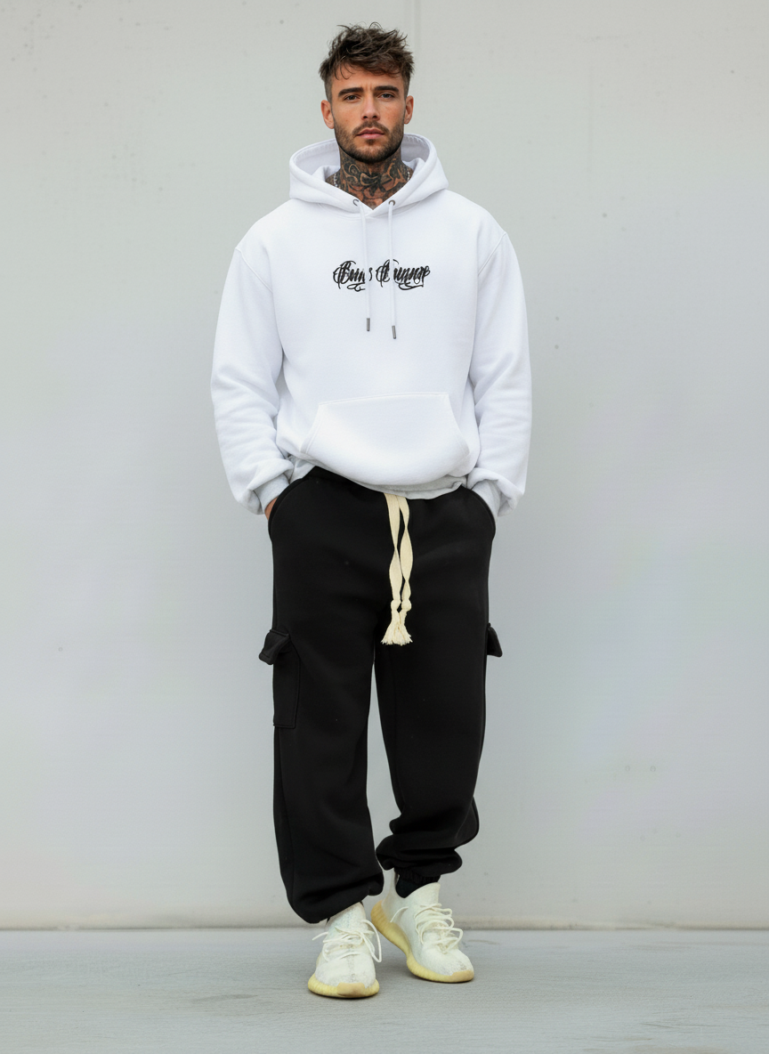 PANTALONE DI TUTA CARGO TASCONE - HAMEN - ART. TIZIANO - COL. NERO