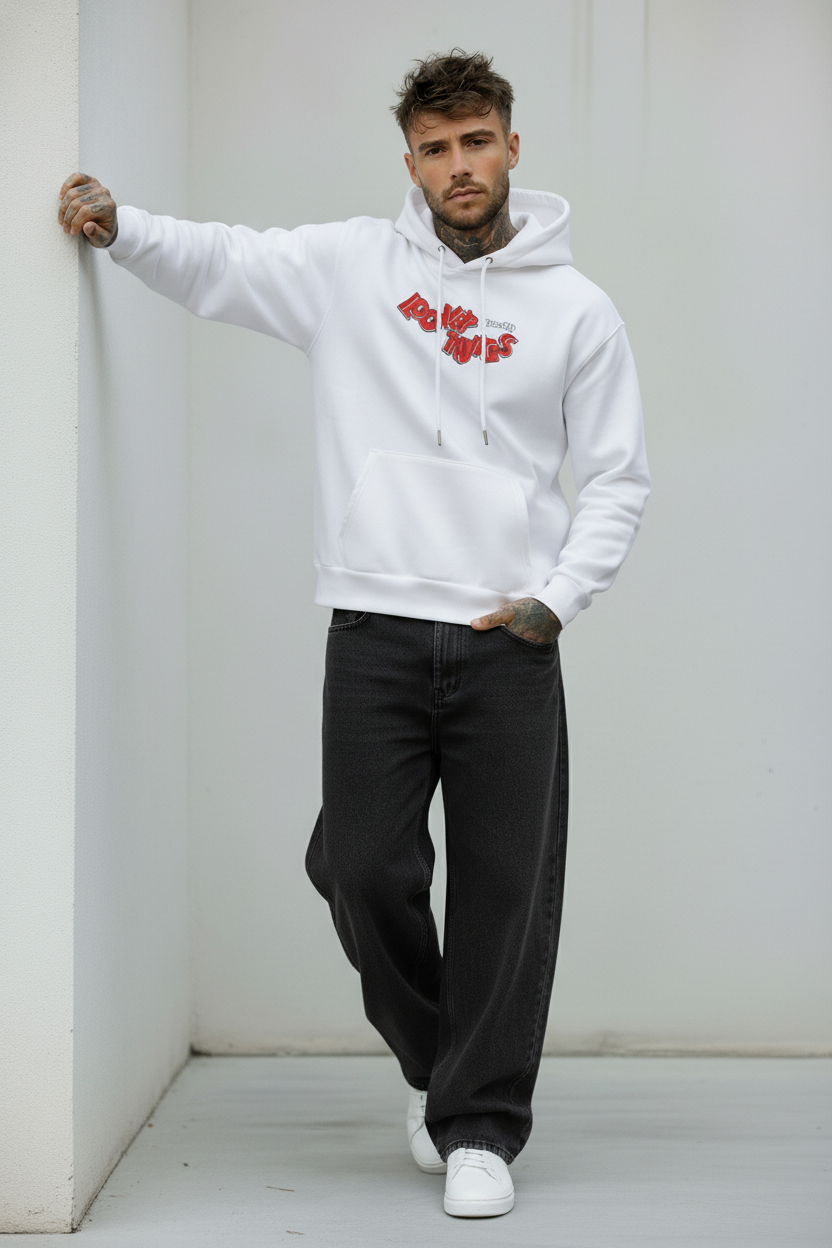 FELPA CON CAPPUCCIO LOONEY TUNES   - B.U. - ART. W 25 / H 49