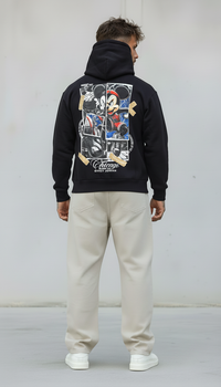 FELPA CON CAPPUCCIO MOUSE    - B.U. - ART. W 25 / H 47