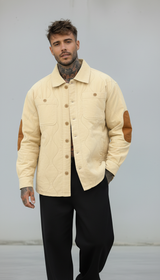 CAMICIA OVERJACKET CON DETTAGLI A CONTRASTO - BERNA - ART. 2522738 - COL. BEIGE