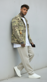 GIUBBINO FIELD JACKET FALCO - BERNA - ART. 25228430 - COL. CAMOUFLAGE