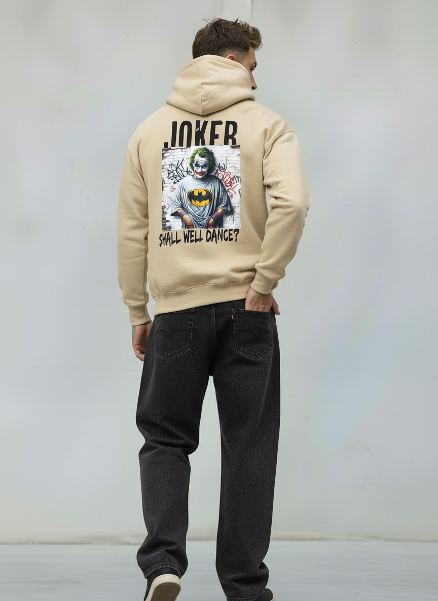 FELPA CON CAPPUCCIO JOKER - E. - ART. JOKER DANCE