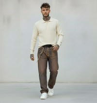 JEANS CARROT LAMINA RAME - BERNA - ART. 24606030 - COL. DENIM