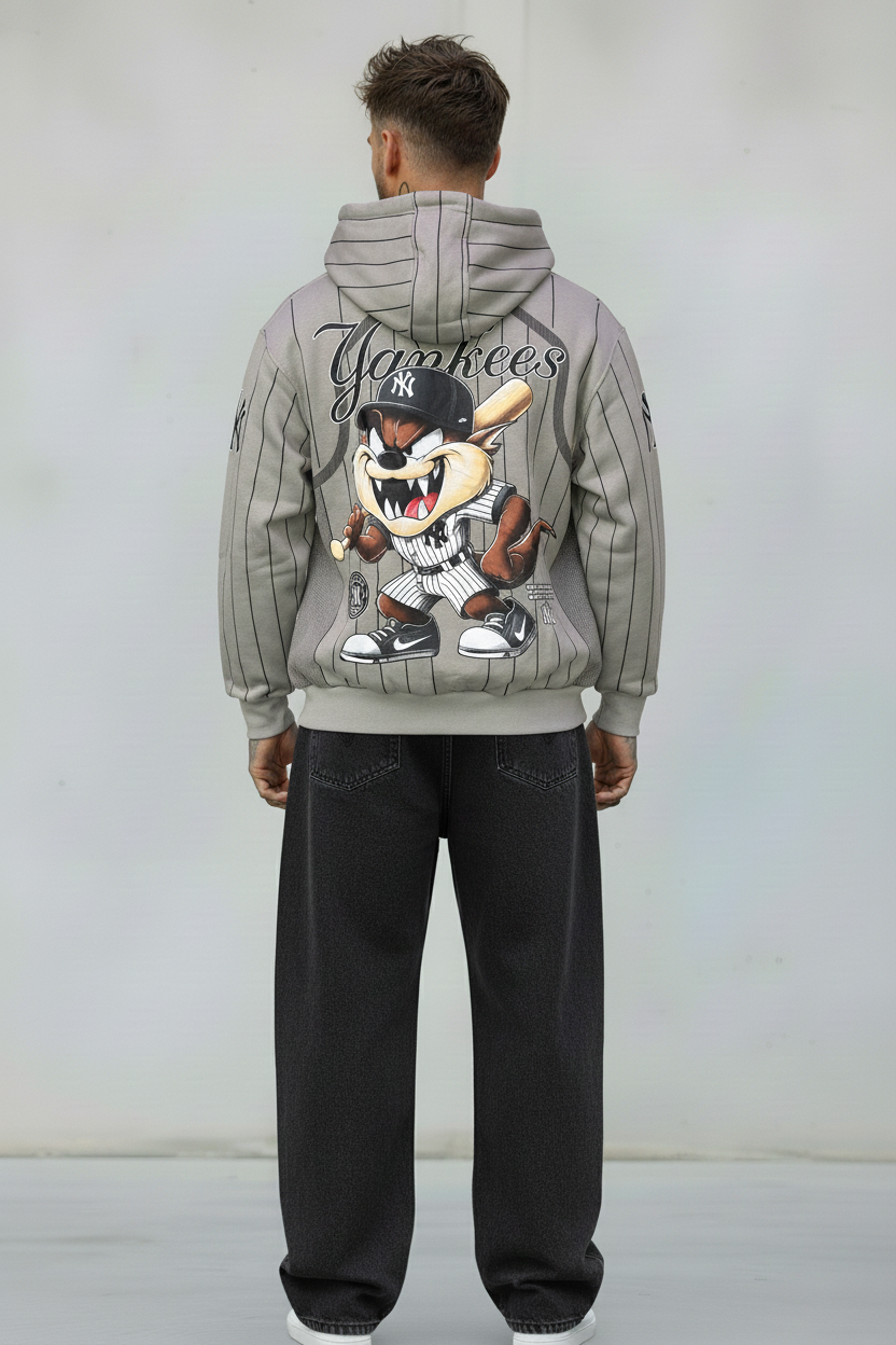 FELPA CON CAPPUCCIO YANKESS TAZMANIA - B.U. - ART. W25 / H - 16