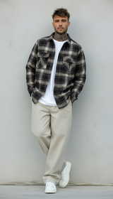 GIACCA CAMICIA CHECK OVERSHIRT - ONLY&SONS - ART. 22030843 - COL. GRIFFIN