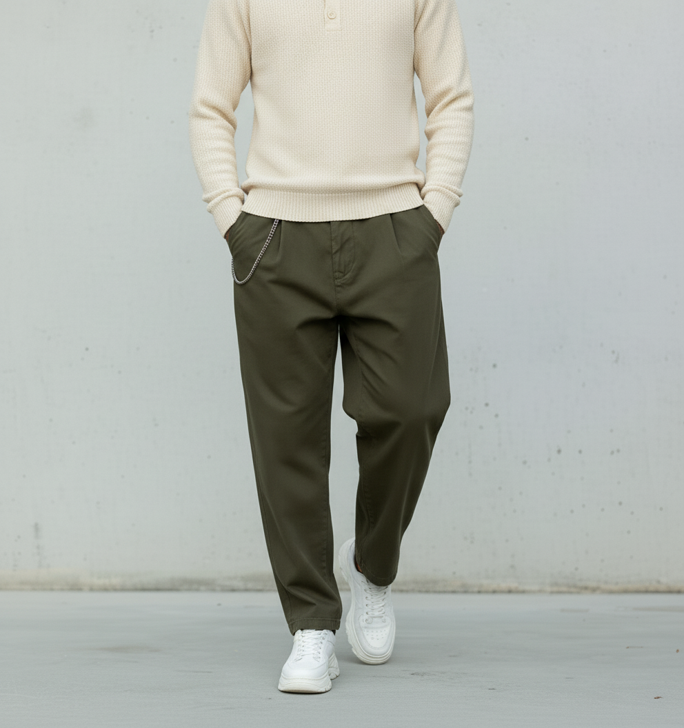 PANTALONE - BERNA - ART. 246110324 - COL. AVOCADO