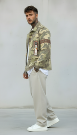GIUBBINO FIELD JACKET FALCO - BERNA - ART. 25228430 - COL. CAMOUFLAGE