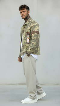 GIUBBINO FIELD JACKET FALCO - BERNA - ART. 25228430 - COL. CAMOUFLAGE