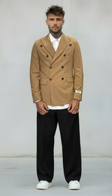 GIACCA DOPPIO PETTO - BERNA - *ART. 23028537 - COL. CAMMELLO