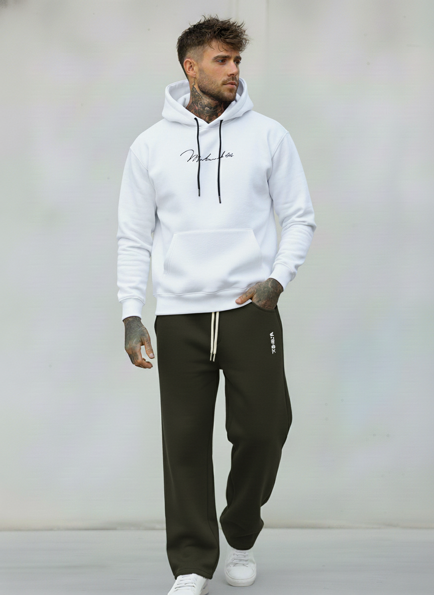 PANTALONE IN  FELPA TUTA PALAZZO - BERNA - ART. 252196