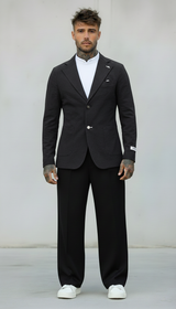 GIACCA GOFFRATA - BERNA - *ART. 2302881 - COL. NERO