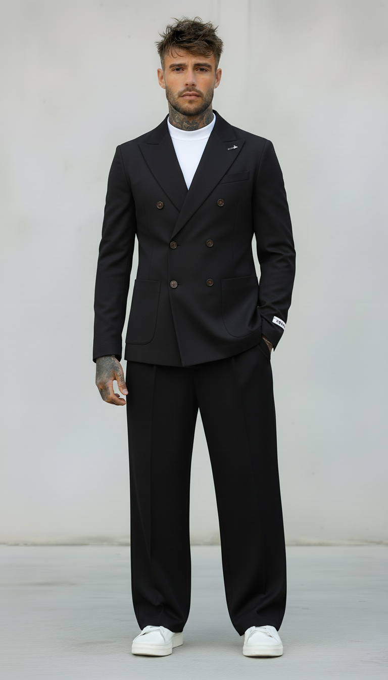 GIACCA DOPPIO PETTO - BERNA - *ART. 2331831 - COL. NERO