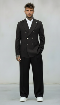 GIACCA TECNICA DOPPIO PETTO - BERNA - *ART. 2433071 - COL. NERO