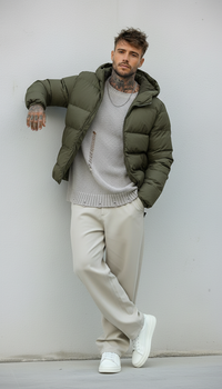 GIUBBINO PIUMINO CON CAPPUCCIO - ONLY&SONS - ART. 22034836