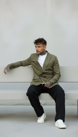 GIACCA DOPPIO PETTO STRETCH - BL.11 - *ART. BL230257 - COL. MILITARE