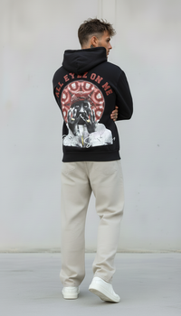 FELPA CON CAPPUCCIO TUPAC   - B.U. - ART. W 25 / H 50