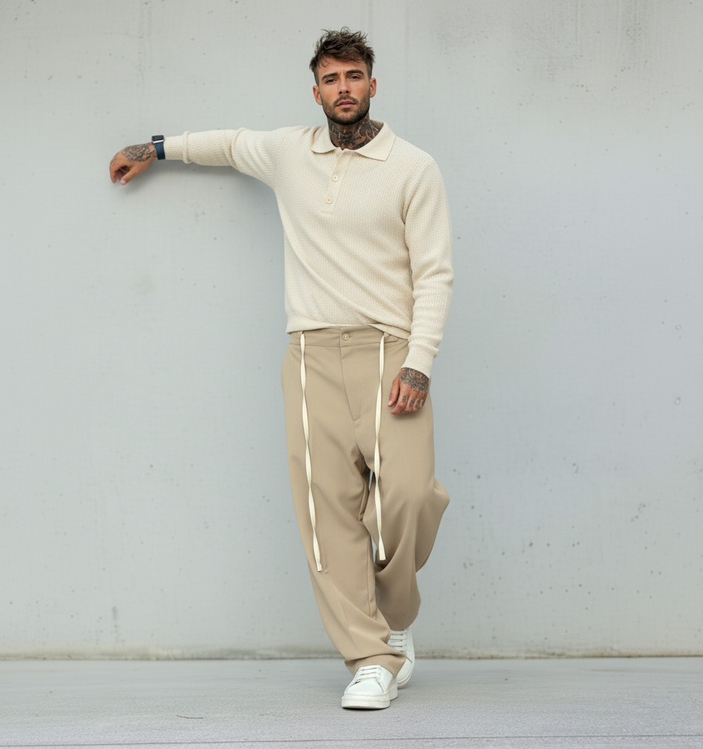 PANTALONE ELASTICO IN VITA - NEW JOB BRAND - ART. BONSAI