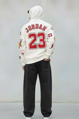 FELPA CON CAPPUCCIO JORDAN 23   - B.U. - ART. W25 / H 55