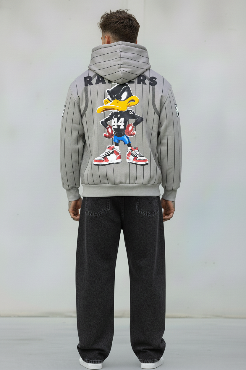 FELPA CON CAPPUCCIO DUCK HOODIE  - B.U. - ART. W25 / H 15